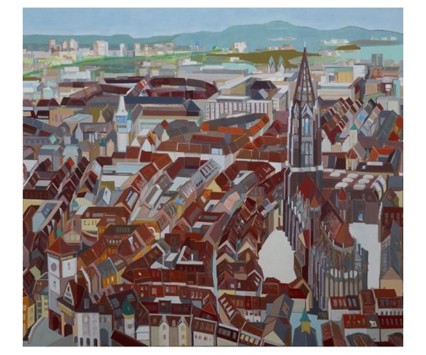 Freiburg im Breisgau, 2012, Acryl auf Leinwand, 180 x 200 cm