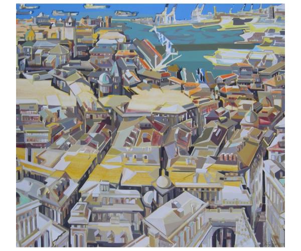 Genua, 2009 , Acryl auf Leinwand, 180 x 200 cm