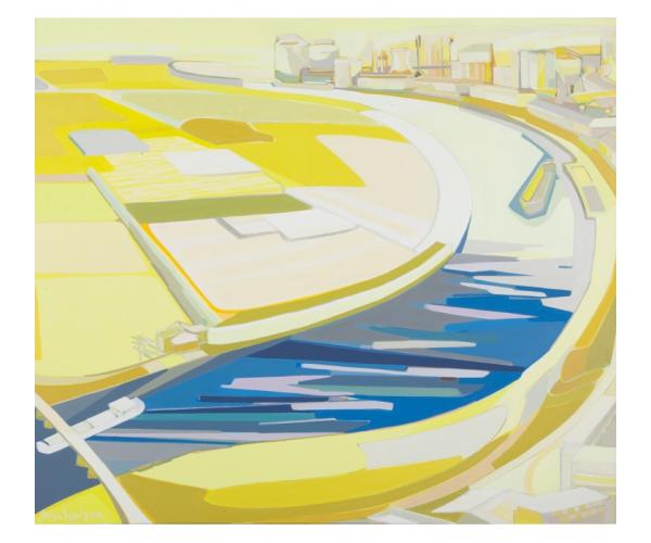 Ostend, 2006, Acryl auf Nessel, 130 x 150 cm